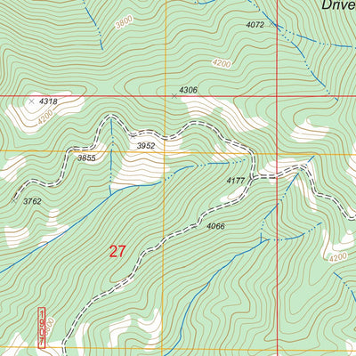 US Forest Service - Topo Marble Creek, ID FSTopo Legacy digital map