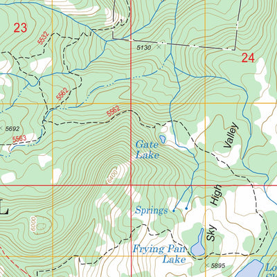 US Forest Service - Topo Marble Mountain, CA FSTopo Legacy digital map