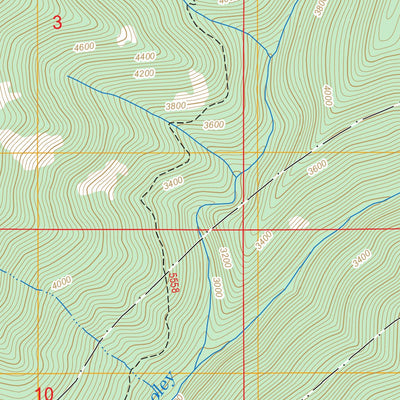 US Forest Service - Topo Marble Mountain, CA FSTopo Legacy digital map