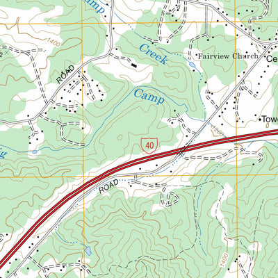 US Forest Service - Topo Marion East, NC FSTopo Legacy digital map