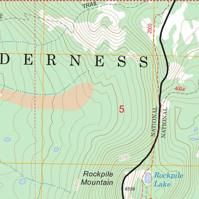 US Forest Service - Topo Marion Lake, OR FSTopo Legacy digital map