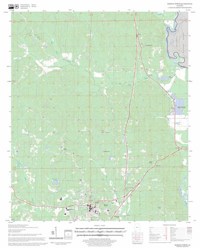 US Forest Service - Topo Marion North, AL FSTopo Legacy digital map