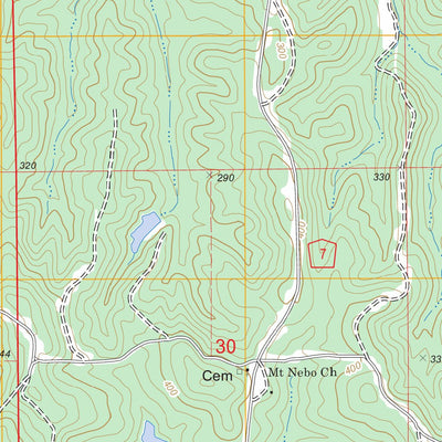 US Forest Service - Topo Marion North, AL FSTopo Legacy digital map