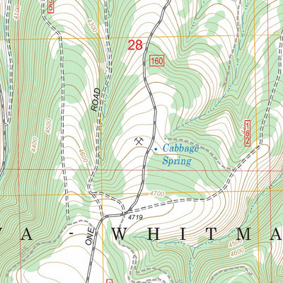 US Forest Service - Topo Marley Creek, OR FSTopo Legacy digital map