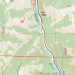 US Forest Service - Topo Marley Creek, OR FSTopo Legacy digital map