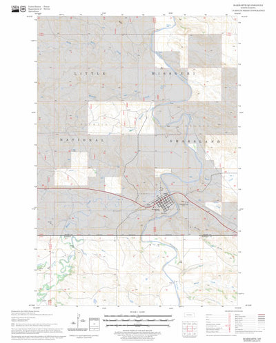 US Forest Service - Topo Marmarth, ND FSTopo Legacy digital map