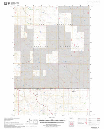 US Forest Service - Topo Marmarth SE, ND FSTopo Legacy digital map