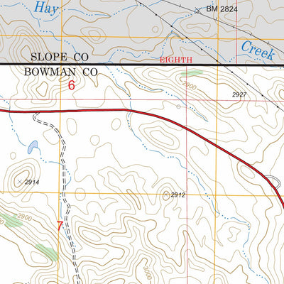 US Forest Service - Topo Marmarth SE, ND FSTopo Legacy digital map