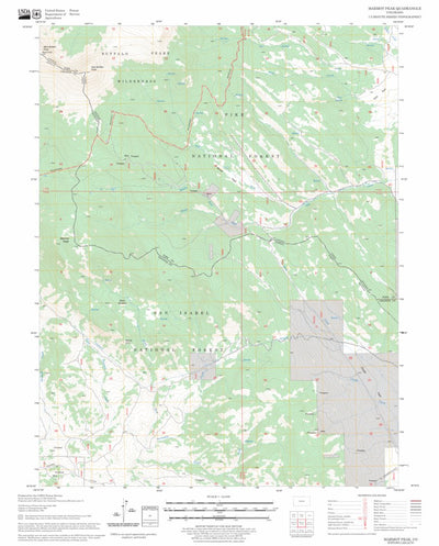 US Forest Service - Topo Marmot Peak, CO FSTopo Legacy digital map