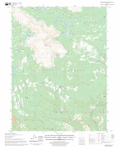 US Forest Service - Topo Marsh Peak, UT FSTopo Legacy digital map