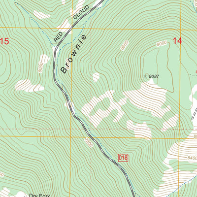 US Forest Service - Topo Marsh Peak, UT FSTopo Legacy digital map