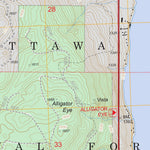 US Forest Service - Topo Marshall Creek, MI FSTopo Legacy digital map