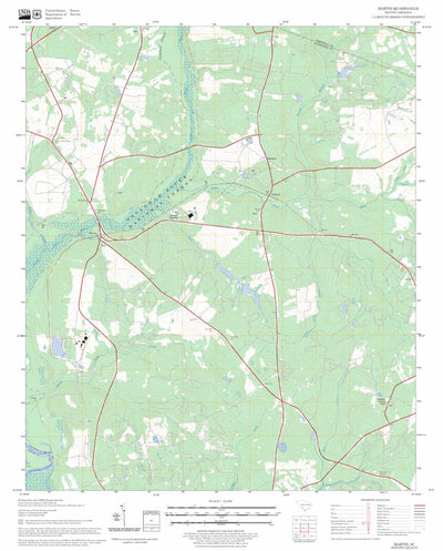 US Forest Service - Topo Martin, SC FSTopo Legacy digital map