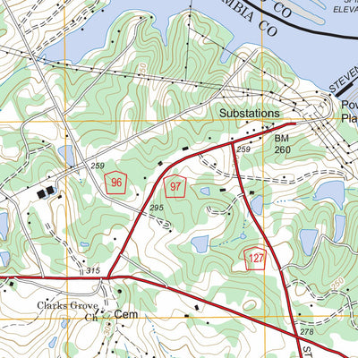 US Forest Service - Topo Martinez, GA - SC FSTopo Legacy digital map