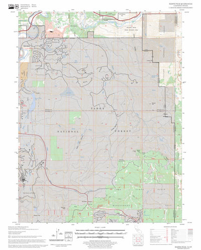 US Forest Service - Topo Martis Peak, CA - NV FSTopo Legacy digital map