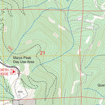 US Forest Service - Topo Marys Peak, OR FSTopo Legacy digital map