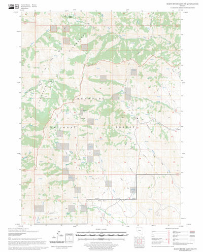 US Forest Service - Topo Marys River Basin NE, NV FSTopo Legacy digital map