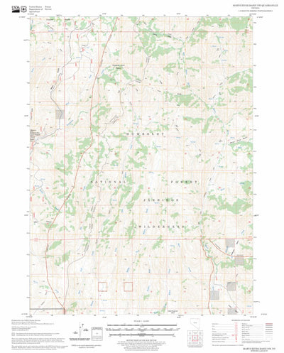US Forest Service - Topo Marys River Basin NW, NV FSTopo Legacy digital map