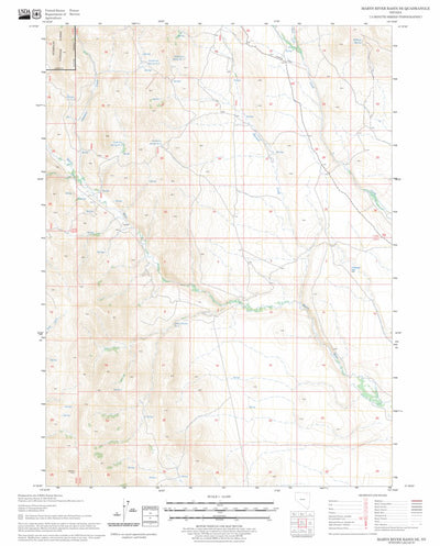 US Forest Service - Topo Marys River Basin SE, NV FSTopo Legacy digital map