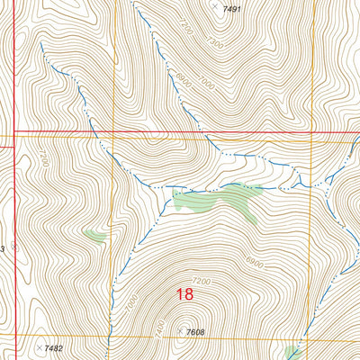 US Forest Service - Topo Marys River Basin SE, NV FSTopo Legacy digital map