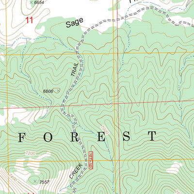 US Forest Service - Topo Marysvale Canyon, UT FSTopo Legacy digital map
