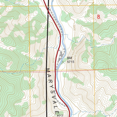 US Forest Service - Topo Marysvale Canyon, UT FSTopo Legacy digital map