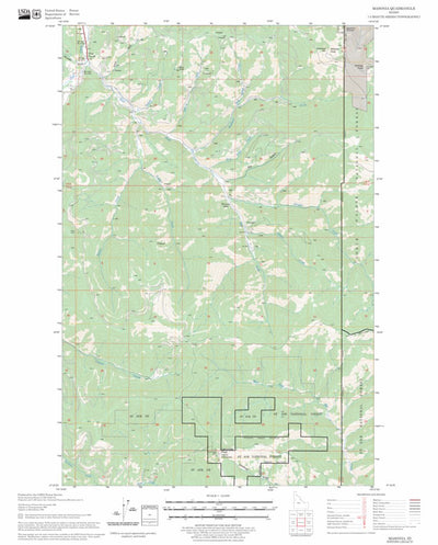 US Forest Service - Topo Masonia, ID FSTopo Legacy digital map