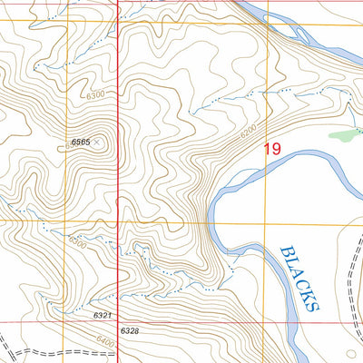 US Forest Service - Topo Massacre Hill, WY FSTopo Legacy digital map