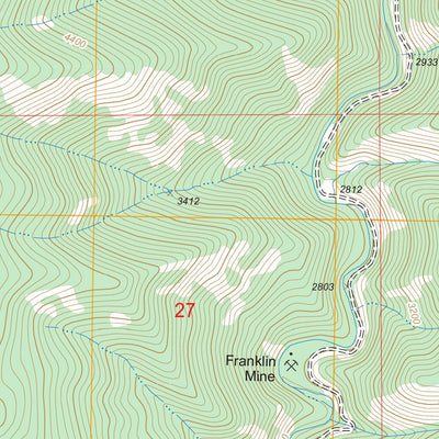 US Forest Service - Topo Mastodon Mountain, ID FSTopo Legacy digital map