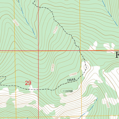 US Forest Service - Topo Matchless Mountain, CO FSTopo Legacy digital map