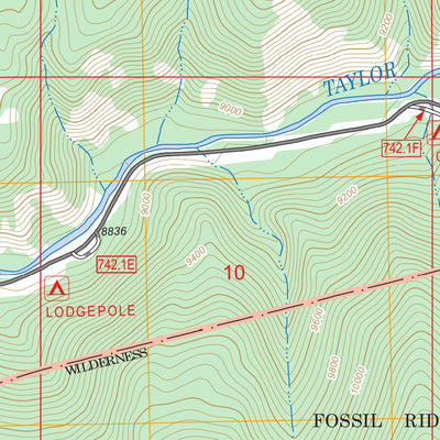 US Forest Service - Topo Matchless Mountain, CO FSTopo Legacy digital map
