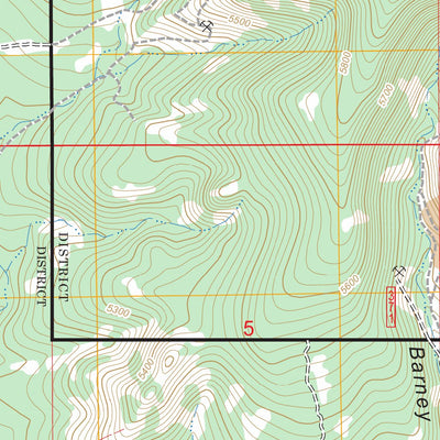 US Forest Service - Topo Matterhorn, AZ FSTopo Legacy digital map