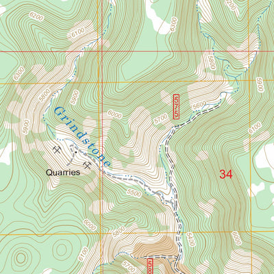 US Forest Service - Topo Matterhorn, AZ FSTopo Legacy digital map