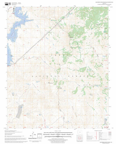 US Forest Service - Topo Maverick Mountain, AZ FSTopo Legacy digital map