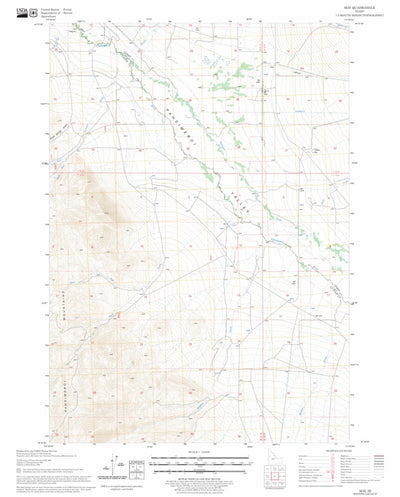 US Forest Service - Topo May, ID FSTopo Legacy digital map