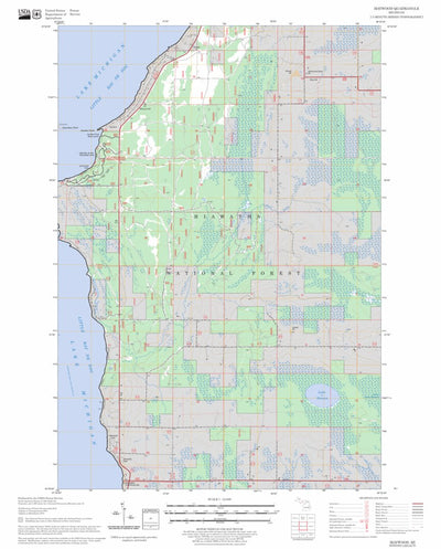 US Forest Service - Topo Maywood, MI FSTopo Legacy digital map