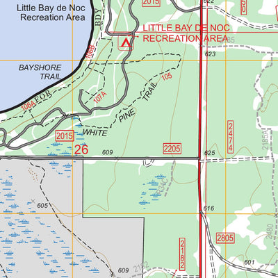 US Forest Service - Topo Maywood, MI FSTopo Legacy digital map