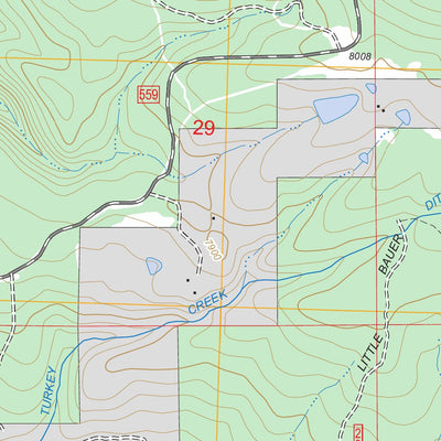 US Forest Service - Topo Millwood, CO FSTopo Legacy digital map