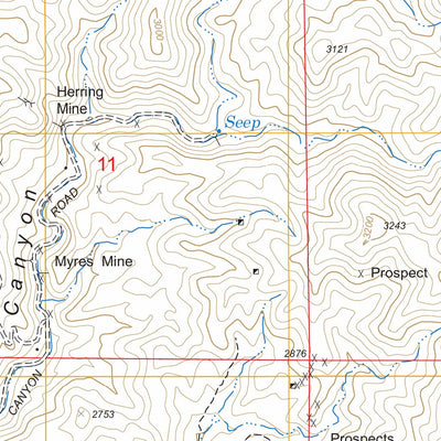 US Forest Service - Topo Mineral Mountain, AZ FSTopo Legacy digital map