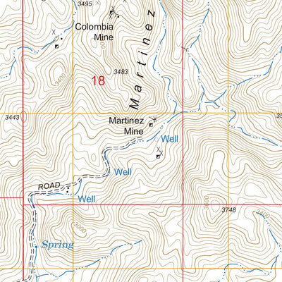 US Forest Service - Topo Mineral Mountain, AZ FSTopo Legacy digital map