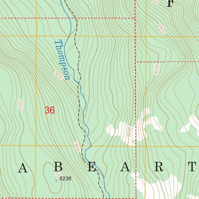 US Forest Service - Topo Mineral Mountain, MT FSTopo Legacy digital map