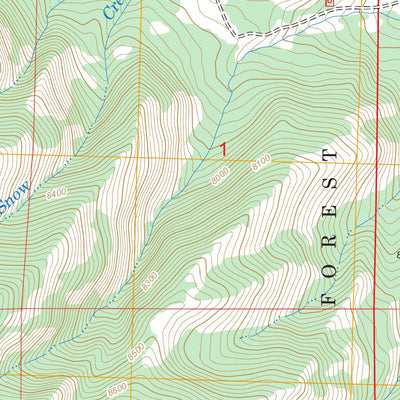 US Forest Service - Topo Miners Delight, WY FSTopo Legacy digital map