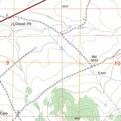 US Forest Service - Topo Miners Peak, CO FSTopo Legacy digital map
