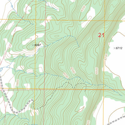 US Forest Service - Topo Miners Peak, CO FSTopo Legacy digital map