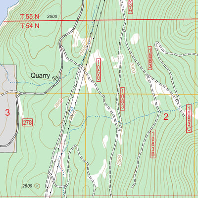 US Forest Service - Topo Minerva Peak, ID FSTopo Legacy digital map