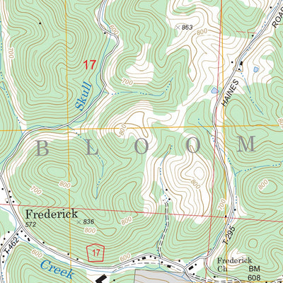 US Forest Service - Topo Minford, OH FSTopo Legacy digital map