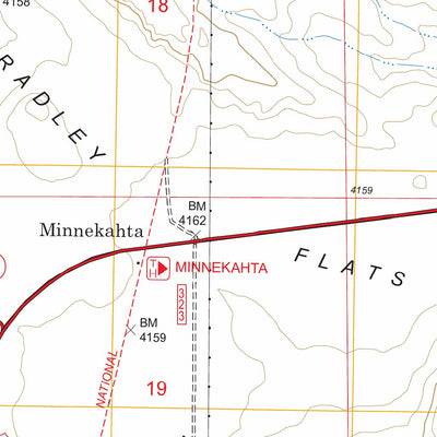 US Forest Service - Topo Minnekahta, SD FSTopo Legacy digital map