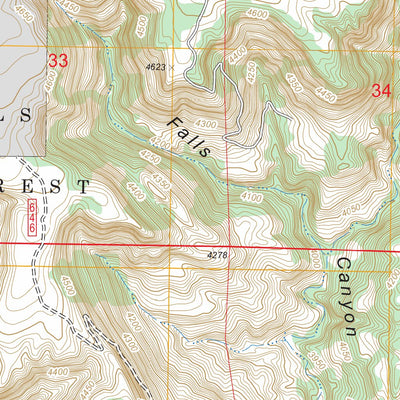 US Forest Service - Topo Minnekahta, SD FSTopo Legacy digital map