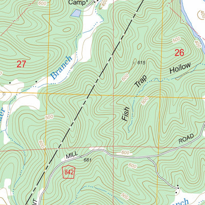 US Forest Service - Topo Minnith, MO FSTopo Legacy digital map