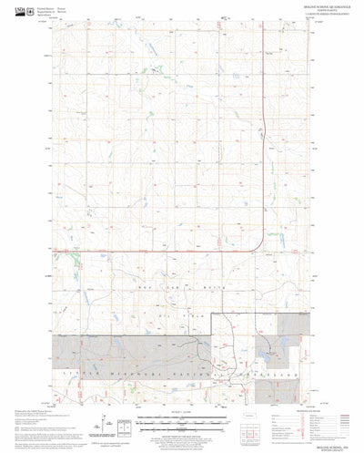 US Forest Service - Topo Moline School, ND FSTopo Legacy digital map